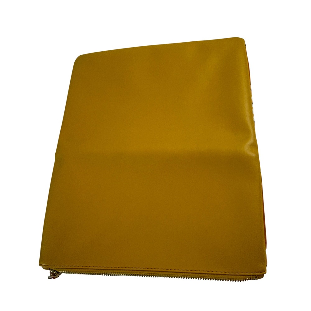 Rachel Pally Foldover Clutch Bag Women's One Size Orange Floral Vegan Leather - Picture 3 of 11